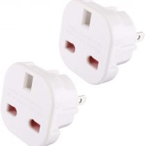 Gadgets Hut UK - 2 x UK to US Travel Adaptor suitable for USA, Canada, Australia, Mexico, Thailand - Refer to Product Description for Country list