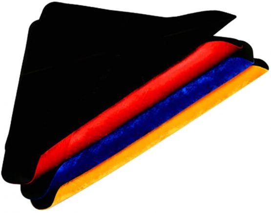 Enjoyer Performance Close-Up Pad Magic Poker Card Mat Magician Mat Pad Coin Magic Gimmicks Accessories,16" ×11-3/4" (Blue) - Image 2