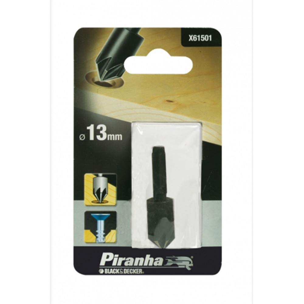 BLACK+DECKER X61501-XJ Piranha Super-Lok Countersink Hex, 13 mm, 13mm