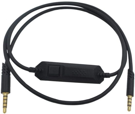Jerilla Cable for ASTRO A10/A40/A30/A50/Logitech G233/G433 Wired Gaming Headset - with Remote Microphone Volume Control (1.2m/3.9ft) - Image 2