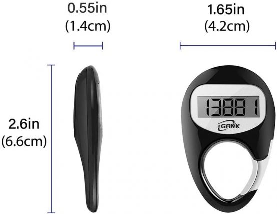 iGANK Simple Walking Pedometer Step Counter for men women kids - Image 2