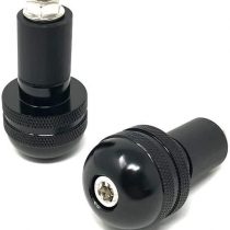 Motorbike Bar End Weights Anodised for 22mm 7/8" Handlebars (Black)