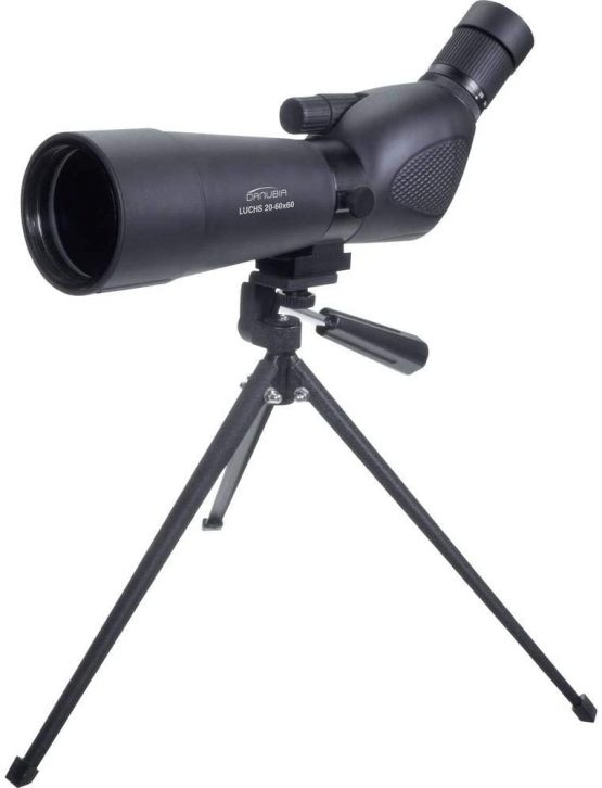 Dörr Danubia 538105 Zoom 60 Lynx 20-60x60 Spotting Scope with Tabletop Tripod (Weather Resistant Housing With Rubber, 45 Degree Angled View – Black - Image 2