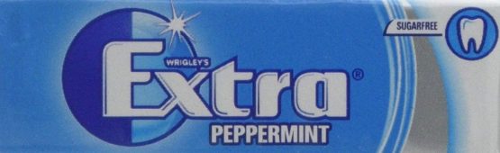 Extra Chewing Gum, Sugar Free, Peppermint Flavour, 30 Packs of 10 Pieces
