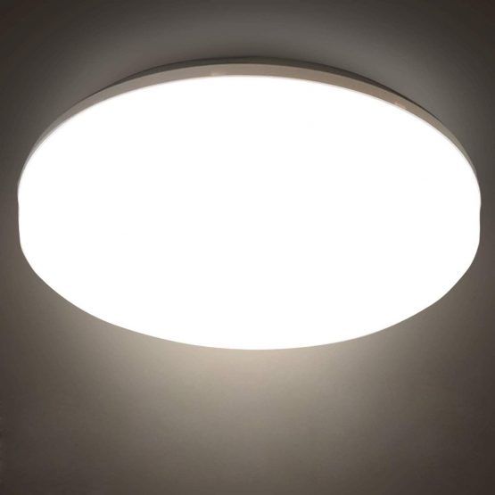 Bathroom Lights Ceiling,18W,26cm,4000K Nature White,1660ML,Fitting Indoor Lamp for Bathroom, Kitchen,Bedroom, Hallway, Corridor, Balcony, Living Room