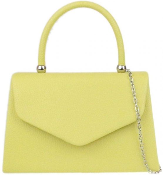 Girly HandBags Womens Plain Handle Clutch Bag