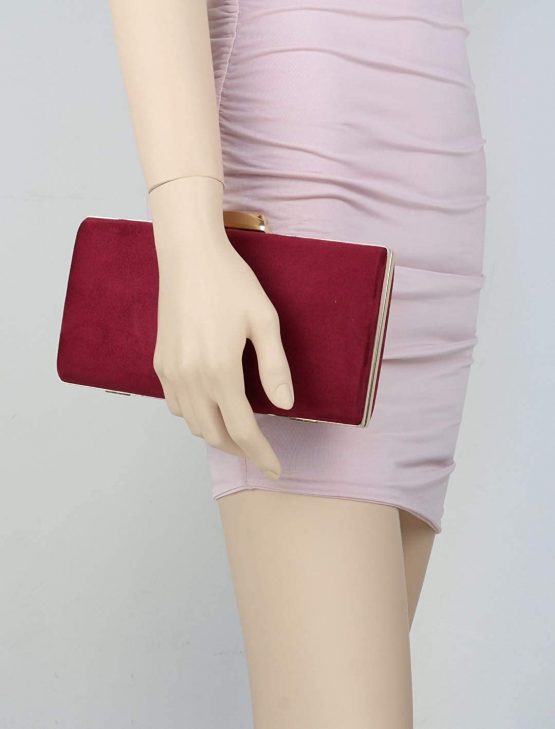 Girly HandBags Leopard Hard Case Clutch Bag - Image 4