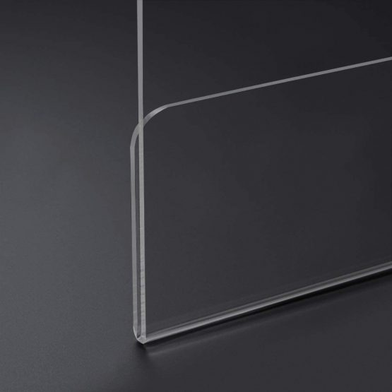 A4 Clear Acrylic Plexi Sign Holders with 3M Tape, Wall Sign Memo Document Menu Holder for Office, Home, Store, Restaurant-No Drilling (6 Pack) - Image 3
