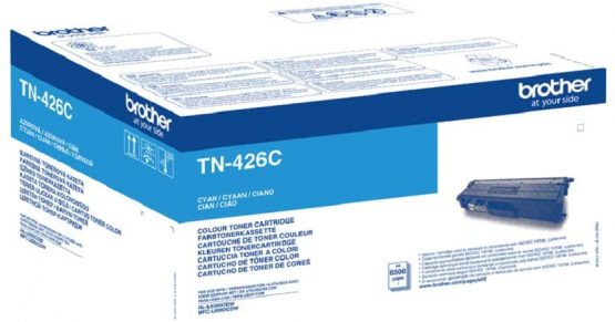 Brother TN-426C Toner Cartridge, Cyan, Single Pack, Super High Yield, Includes 1 x Toner Cartridge, Brother Genuine Supplies
