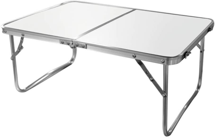 Aktive Folding Camping Sport Table. white, 60 x 40 x 25 cm