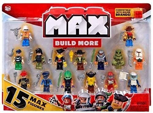 ZURU MAX Build More Mini Figure Set, 15 Figures (Styles Vary) 8344, Max Build More Mini Figure Set (15 Figures) - Image 3