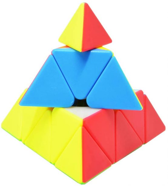 Pyraminx Stickerless ,Speed Magic Cube 3x3 Magic Cube Triangle Pyramid Puzzle Twist Travel Toys for Gift - Image 2