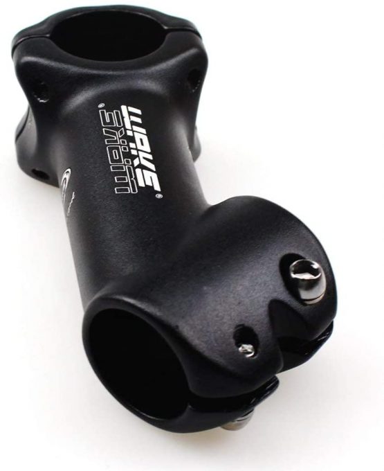 CYSKY Bike Stem 31.8 90mm 45 Degree Bicycle Handlebar Stem Riser MTB Stem for Mountain Bike, Road Bike, Most Bicycle,MTB, BMX(Aluminum Alloy, Black) - Image 4