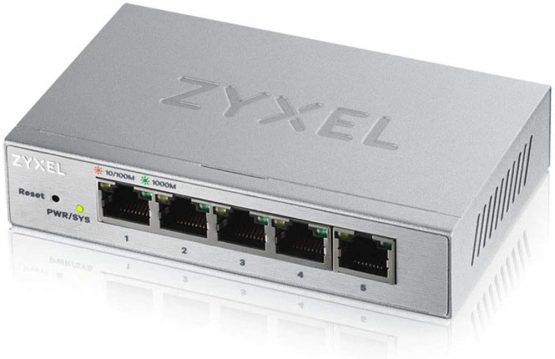 Zyxel 5-Port Gigabit Web Managed Switch, Lifetime Warranty, UK Plug [GS1200-5] - Image 2