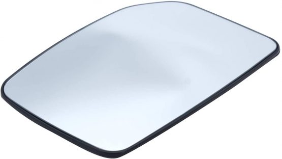 TAKPART Front Door Wing Mirror Glass 4059969 Passenger Left Side Compatible for Transit MK6 MK7 2000-2013