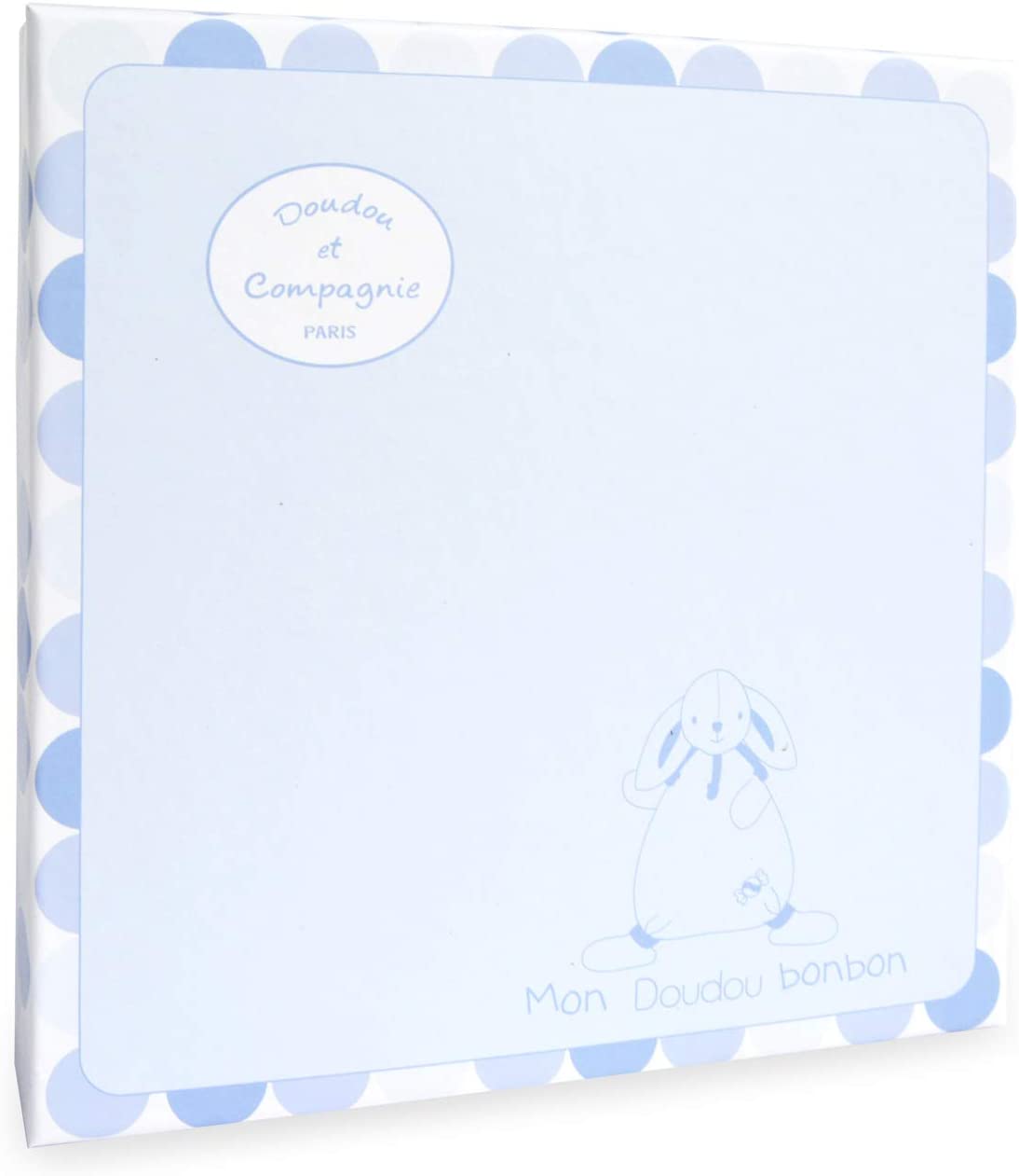 Doudou et Compagnie DC2121 Blue Lapin Bonbon Doudou Comforter, Baby - Image 4