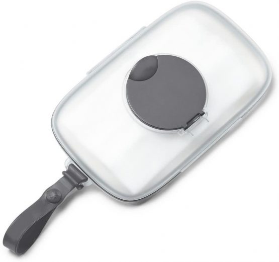 Skip Hop Grab & Go Snug Seal Wipes Case - Grey