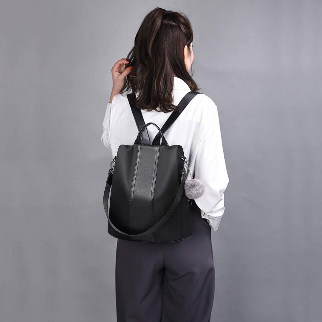 Miss Lulu Anti-theft PU Backpack for Women, Large Capacity Backpack with Multiple Pockets - Image 3
