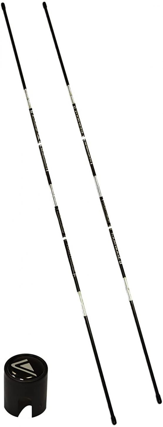Longridge Portable Tour Rod Alignment Sticks Training Aid - Silver - Image 4
