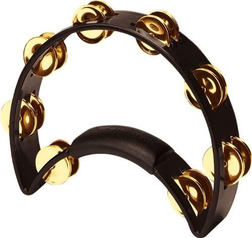 Rhythm Tech Tambourine Brass Jingles - Black