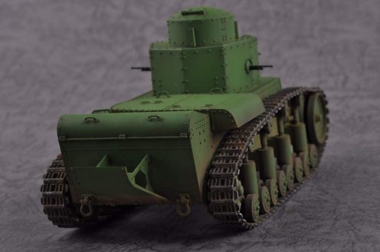 Hobbyboss 83887 1:35 Scale Soviet T-12 Medium Tank Plastic Model Kit - Image 3