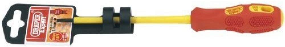 Draper Expert 69212 3 mm x 100 mm Fully Insulated Slotted Screwdriver, Blue, 3.0 x 100mm