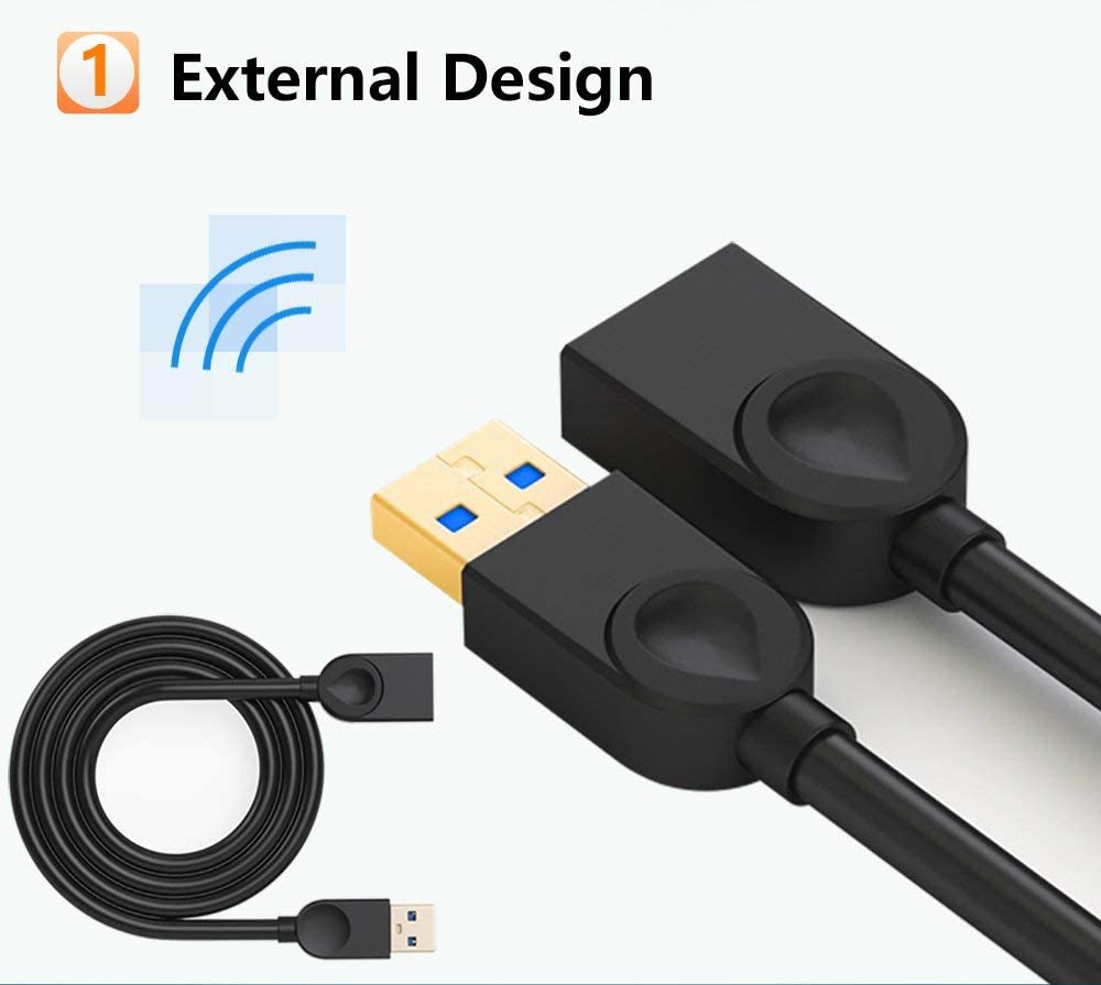 SAMZHE USB 3.0 Extension Cable - Image 3