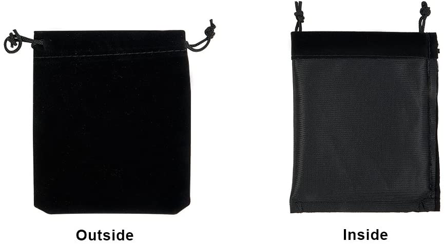 PH PandaHall 50pcs Velvet Jewellery Pouches - Image 4
