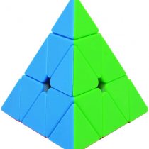 Pyraminx Stickerless ,Speed Magic Cube 3x3 Magic Cube Triangle Pyramid Puzzle Twist Travel Toys for Gift