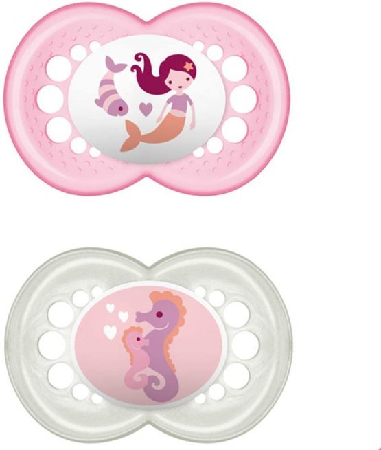 MAM day and night "Skin Soft" silicone dummy, 6-16 Mix, set of 4, including 2 sterilised transport boxes - Image 2