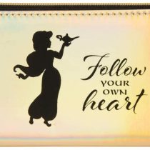 Disney Princess Alladin Gifts Women Purses Ladies Wallet Rose Gold Disney Handbag, Multi Colour