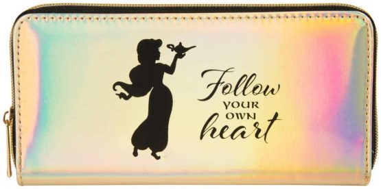 Disney Princess Alladin Gifts Women Purses Ladies Wallet Rose Gold Disney Handbag, Multi Colour