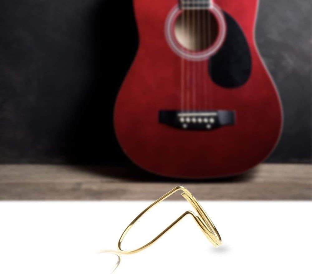 WANDIC Fingertip protectors, Set of 3 Butterfly Metal Finger Picks and