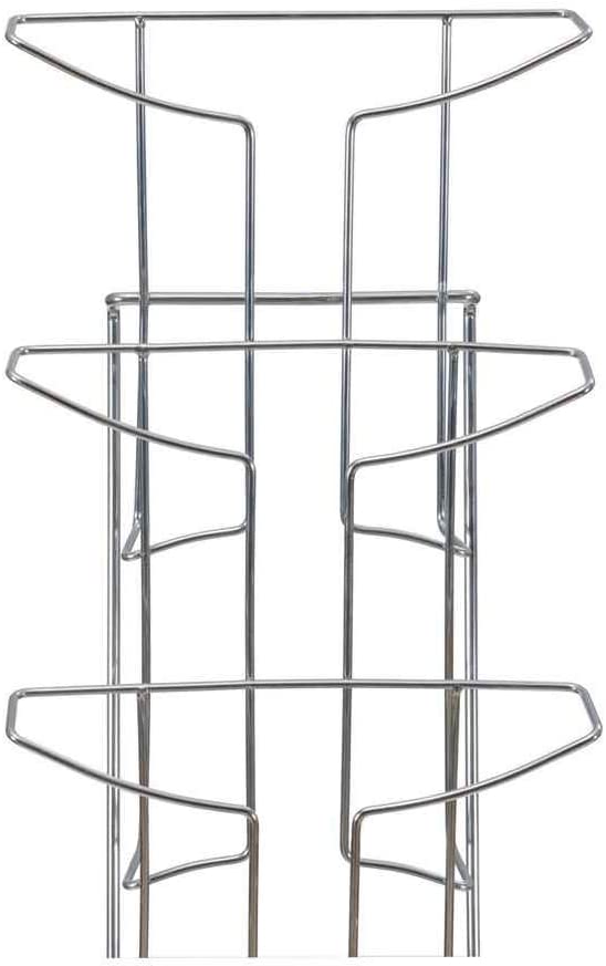 Alba DDFIL7M A4 Wall Mounted 7 Tier Literature Holder - Chrome, 1 - Image 4