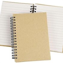 Creativ 100263 10.5 x 15 cm 1-Piece Papier Mache Spiral Bound Notebook, Beige