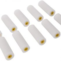 Silverline 398771 100 mm Mini Roller Sleeves 10pk Gloss