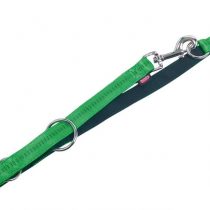 Nobby Soft Grip Dog Leash, 200 cm/20 mm, Light Green/Brown