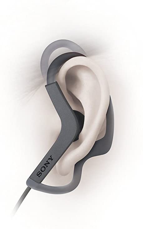 Sony MDR-AS210AP Sports In-Ear Splashproof Headphones with In Line Mic - Black - Image 2