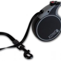 KONG Terrain Retractable Dog Leash, Large, Black, 5m Tape