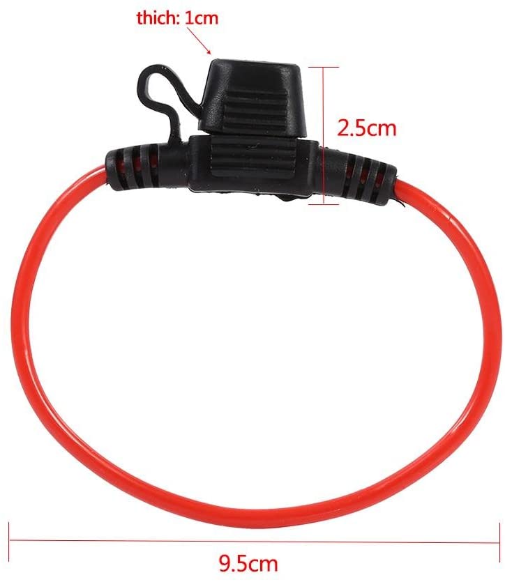 5pcs In Line Blade Holder Standard Mini Blade Holder Automotive Car Truck Waterproof Blade Holder Splash Proof 12V 30A in line holder 12v - Image 3