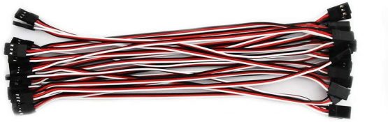OliYin 20pcs 26awg 7.87in 20cm Male to Male Wire Cable for Quadcopter Servo Extension Lead Futaba JR - Image 3