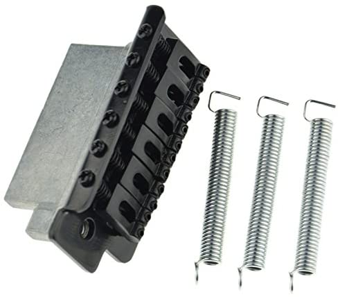 Black Tremolo Bridge for Strat Electric Guitar Set Replacement - Image 3