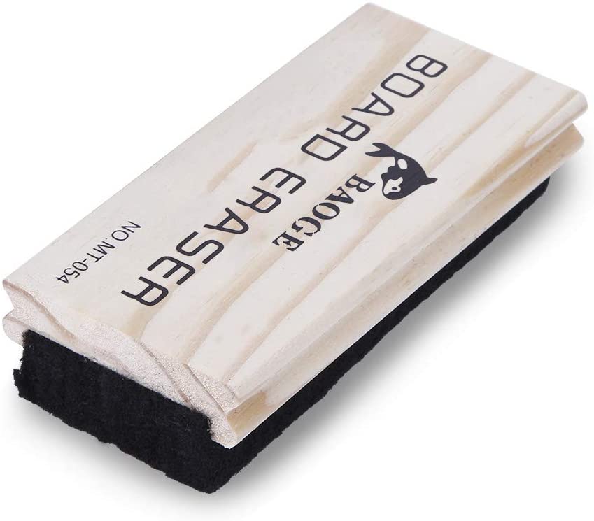 tao pipe 2 Pack Chalkboard Eraser Wooden Felt Eraser Cleaner Duster