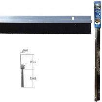 STORMGUARD 02SR0190838A 838mm Bottom of The Door Brush Strip Draught Excluder-Aluminium (2'9")