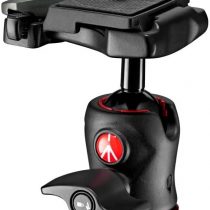 Manfrotto 490 Centre Ball Head, for Camera Tripods, Fluid Ball Head for Ergonomic and Functional Tripods, Camera Stabilizer, Photography Accessories, Simple and Intuitive