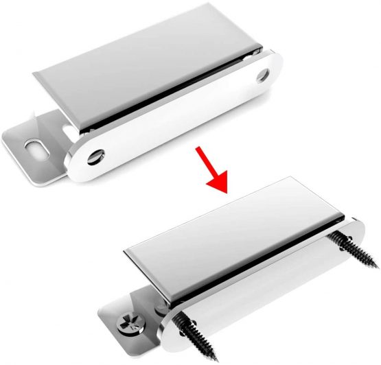 Magnetic Catches 4 Pack Magnetic Door Catch 6kg Magnetic Door Catches for Cupboards Cabinets, Door Magnets for Kitchen Wardrobe Magnets Door Closure - Image 3