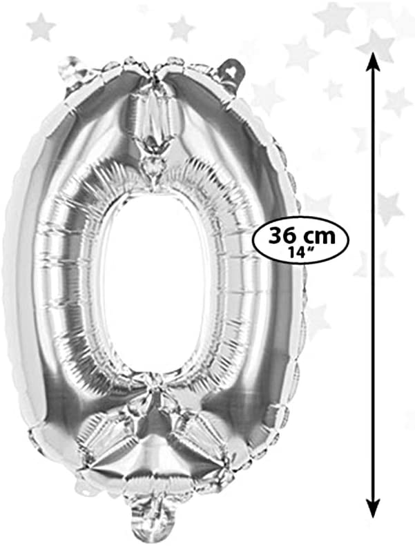 Boland Mylar balloon number '5' (36cm), gold, 23805 - Image 4