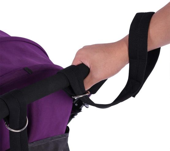 Baby Stroller Safety Wrist Straps - Delaman Universal Baby Pram Safety Belt, Baby Buggy Clips,Anti-Skid,Multi Purpose, Black