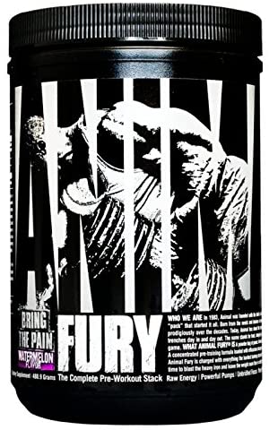 ANIMAL Fury Pre Workout Watermelon, Training Booster with BCAA, beta-Alanine, citrulline & 350 mg Caffeine - Image 2