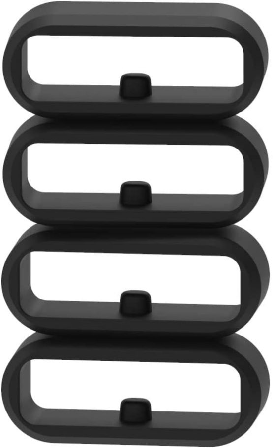 Chofit Fastener Ring for Forerunner 645 Music Watch Strap, Replacement Security Loop Silicon Connector Band Keepers Holders Compatible with Garmin Forerunner 645/645 Music/245/245 Music Smartwatch - Image 3